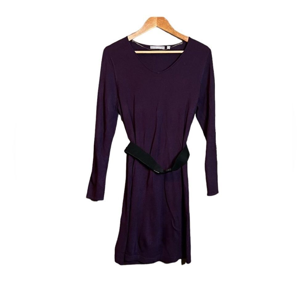 ‎NWT! NY collection purple knit dress. Size medium